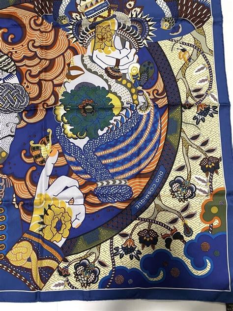 hermes duo cosmique scarf 90|Hermès Fall Winter 2021 Scarf Review: Duo Cosmique 90 by.